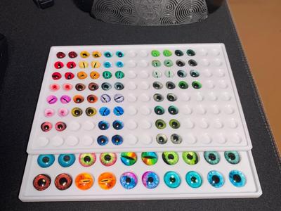 Simulated Eyes Glass Eyes Artificial Eyes Storage