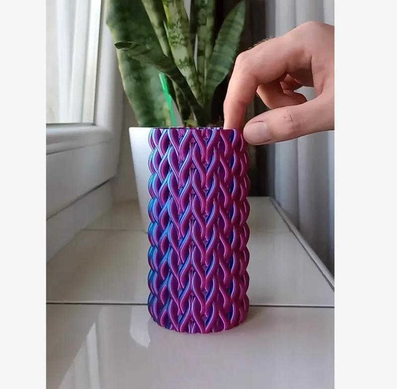 Knitted Vase Coarse (vase mode)