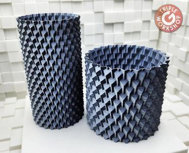 2-Point Perspective Spiral Vases