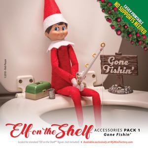 Elf on the Shelf – Accessories Pack 1 – Gone Fishin’