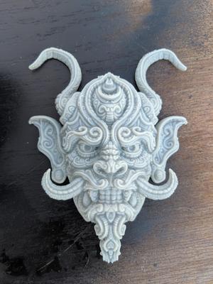 Oni wall piece