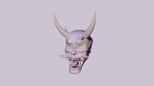 Samurai hannya mask