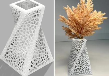Vase Voronoi Spiral