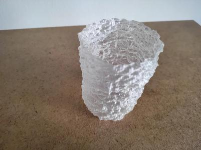 Perlin noise vase