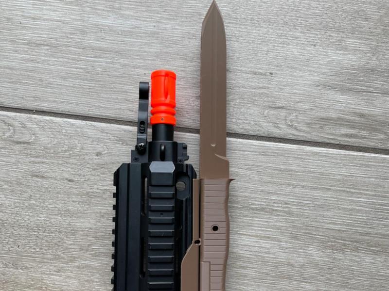 Airsoft Rail Compatible Bayonet