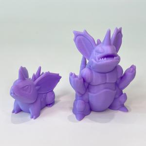 Nidoran & Nidoking (Easy Print No Supports)