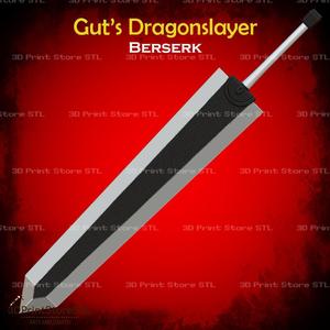 Guts Dragonslayer Sword Cosplay Berserk – STL File