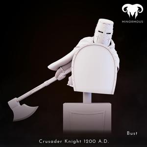 Bust - Crusader Knight 12th-13th CAD - Vigilant Sentinel