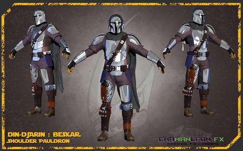 Din Djarin Mandalorian Beskar Armor Bundle Cosplay