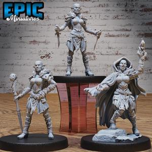 Hobgoblin Adventurer Female Set / Giant Goblinoid Creature / Evil Goblin Tribe / Ogre Warrior / Orc Army Soldier / Siege Servan / Forest Fighter / Woodland Encounter