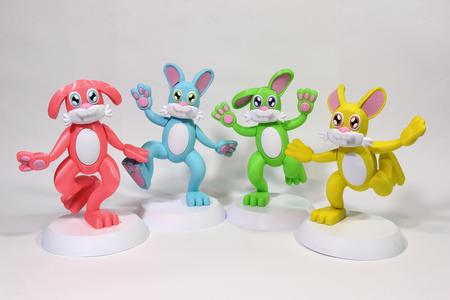 Easter Bunny Friends: Dancing Figurines