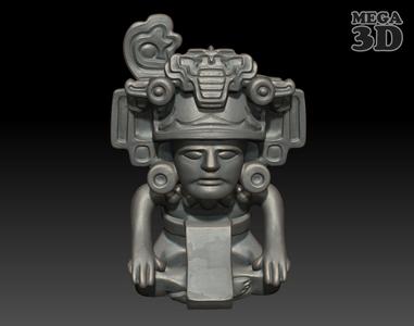 Ancient Mayan Statue 06 241227