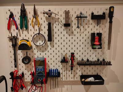 IKEA Skadis Pegboard Tool Hangers