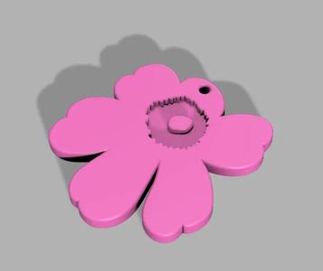 Flower earring "unikko"   