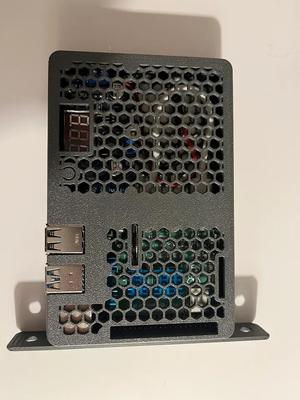 Raspberry PI 4 + LM2596 LED Cover for 2020 v-slot   