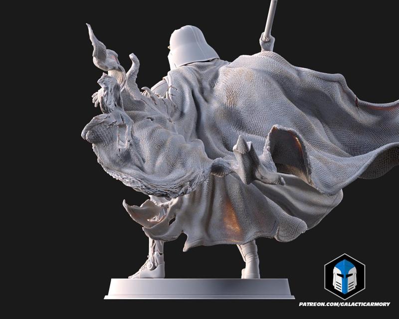 Damaged Darth Vader Figurine – Pose 3 – 3D Print Files