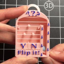 Keychain "Flip-it!" - Nano Pinball :)