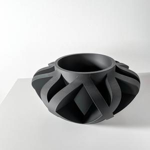 The Sono Planter Pot with Drainage Tray & Stand | Modern and Unique Home Decor for Plants