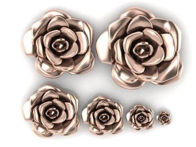 6 pieces of flowers