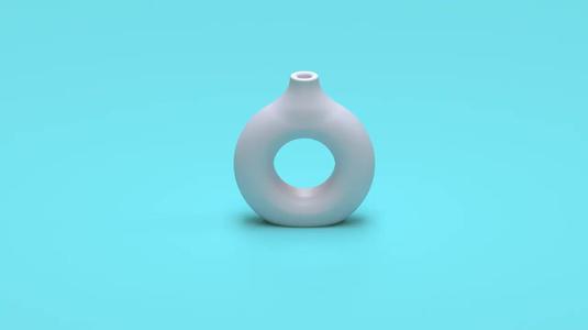Modern Nordic Hoop Vase