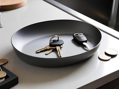 Minimalist & Modern Elliptical Catchall Tray