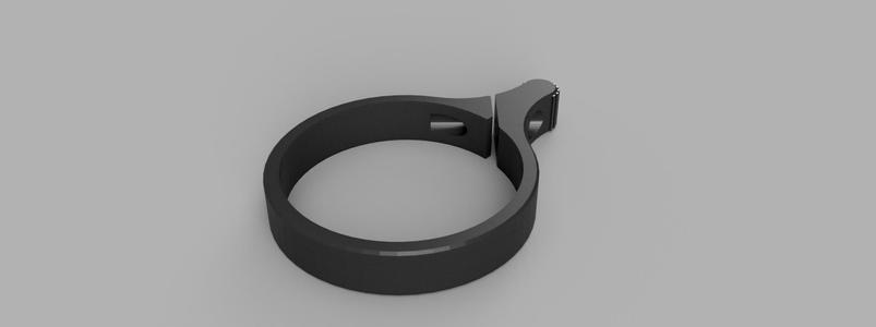 Throw lever for rifle scope