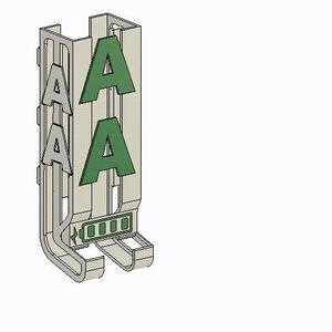 AAA battery dispenser, IKEA Skådis