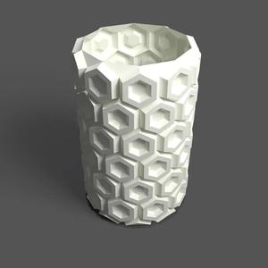Hexagon vase