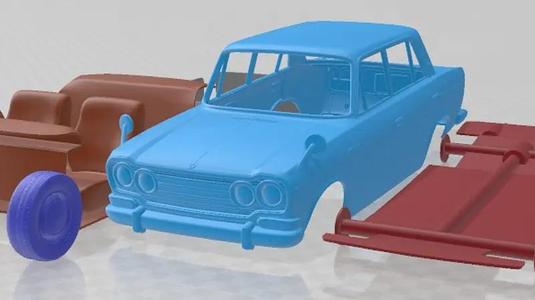 Mitsubishi Colt 1500 Sedan 1965 Printable Car