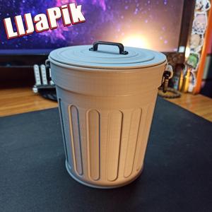 Cracker and Candy Bin / Trash Can / Vase / Container in the shape of a trash can