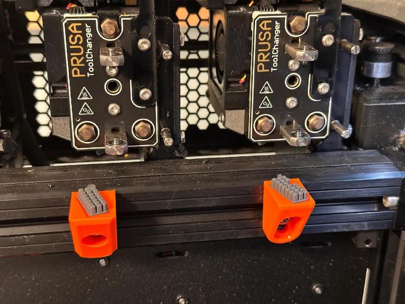 Prusa XL nozzle scrubber Bambu A1 - diagonal   