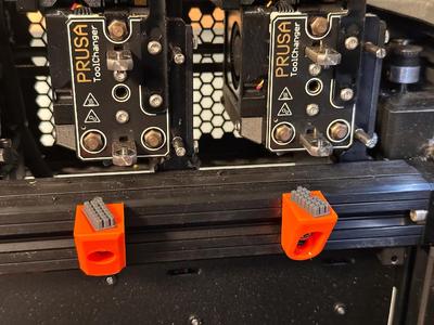 Prusa XL nozzle scrubber Bambu A1 - diagonal   