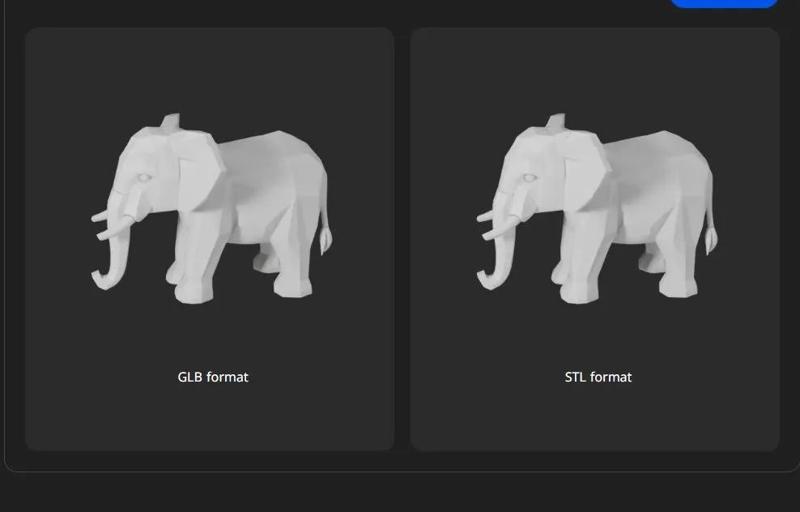 Low poly Elefant