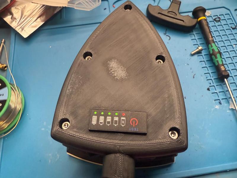 Drywall Hand Sander with LED Battery