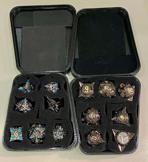 A box that can be used for carrying dice