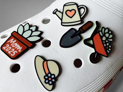 Mother’s Day Garden Themed Croc Charm Set