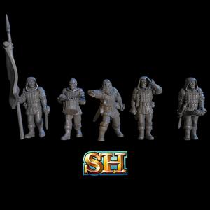 Mercenary Command Squad Miniatures