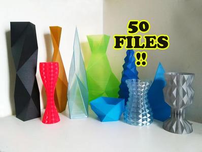 Vasemania: Low poly vases