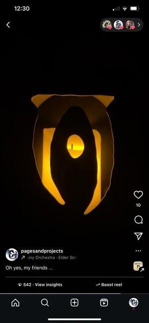 Oblivion Inspired LED Candle Holder