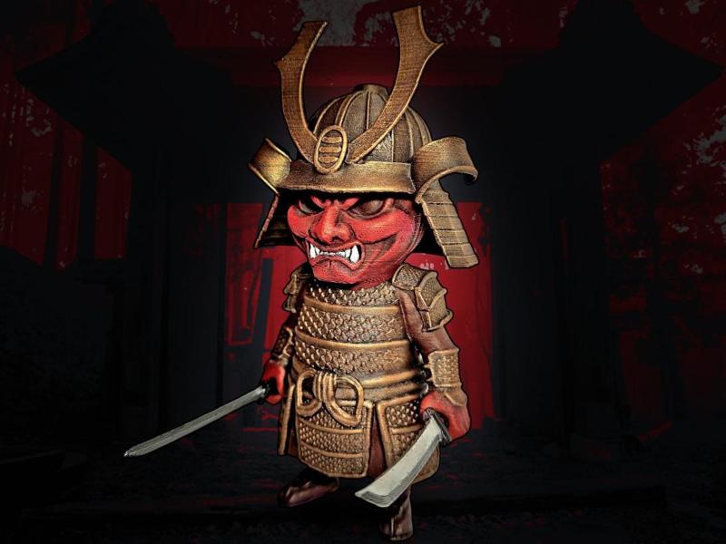 Mini Oni Samurai Warrior
