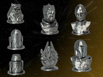 Star Wars Special pawns set for boardgames