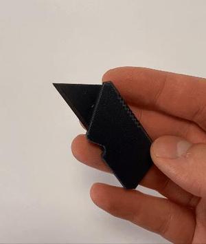 Simple trapezoid knife (easy mount and print)