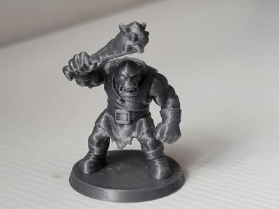 Orc with barbed club