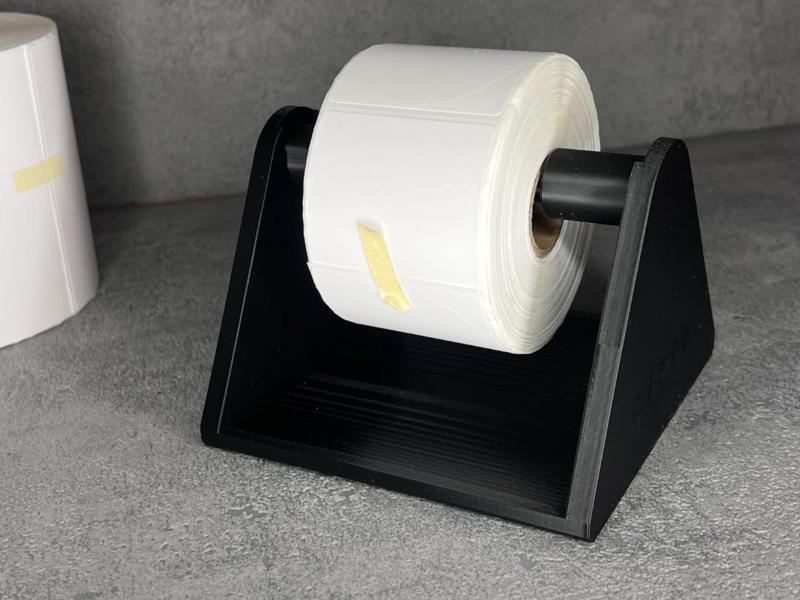 Label spool holder