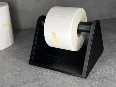 Label spool holder