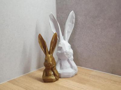 Rabbit / Bunny, LowPoly, Easter