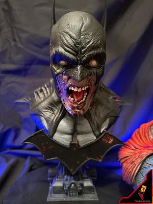 B3DSERK BATMAN ZOMIE BUST ESTED AND READY FOR 3D PRINTING