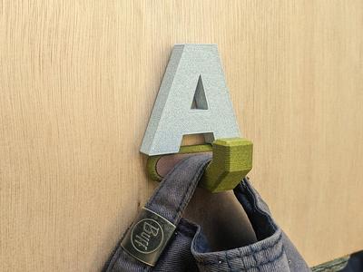 Letter coat hangers