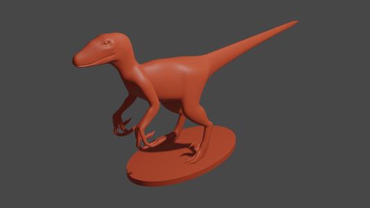 Velociraptor Model Showcase Realistic Dinosaur 3D Model