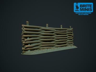 Wicker fence (Supportless, FDM friendly)